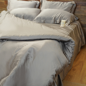 Bộ Ga Trải Giường Bằng Tre 100% Bằng Lụa Tơ Tằm In Logo Theo Yêu Cầu Bộ Ga Trải Giường Bằng Tre Cao Cấp 60S 300TC Có Túi Sâu Và Vỏ Gối - Product Image 3