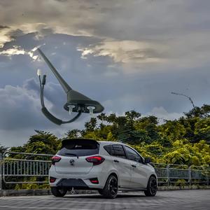 <span class=keywords><strong>Antenne</strong></span> de toit de voiture avec fonction radio FM, longueur du câble 20 cm, prise mâle DIN, modèle YJH-SF447-2, vente en gros en Chine - Product Image 5