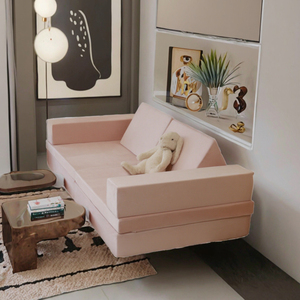 Juego de Sofás Modulares Personalizables para Niños, Diseño Adorable, Almacenamiento, Plegable, para Sala de Estar, Dormitorio, Escuela, Comedor, Baño, Uso ODM/OEM, Tela - Product Image 3