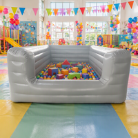Piscine à air gonflable commerciale durable pour gymnastique, fosse à air en mousse pour enfants, protection pour entraînement sur piste aérienne