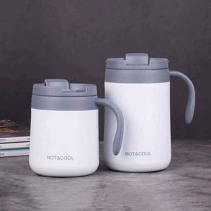 <b>Hot</b>&Cool Stainless Steel Vacuum Tumbler with Lid Thermal Insulation 6H Minimalist Design Eco-Friendly Leak-Proof Travel Home Use - Product Image 3