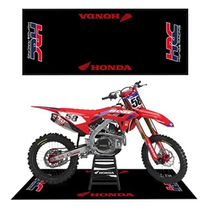 Tapis de moto imprimé personnalisé revêtement de <span class=keywords><strong>sol</strong></span> de garage en caoutchouc LOGO moto 100% fibre de nylon avec support en caoutchouc tapis de <span class=keywords><strong>porte</strong></span> logo de vélo - Product Image 4