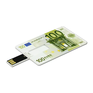 Tùy chỉnh 2.0 <span class=keywords><strong>USB</strong></span> Flash Drive 4GB 8GB 16GB 32GB thẻ nhựa Bộ nhớ cả hai bên in logo kỷ niệm đồng xu thẻ tín dụng phong cách - Product Image 2