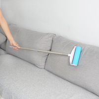 Wasch bar leicht zu reinigen Tragbare Walze Sticky Hair Device Lang griff Sticky Hair Dust Collector Removal Brush Set