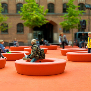 Asientos Modernos para Exteriores con Jardinera, Banco Público de Fibra de Vidrio Personalizado, Muebles de Paisaje Duraderos para Centros Comerciales - Product Image 6