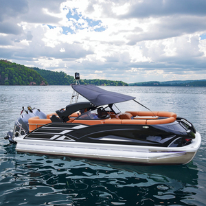 Yacht de luxe en aluminium de 27 pieds homologué CE, fabrication soudée, pour la pêche sportive et les loisirs, chargement en conteneur - Product Image 1