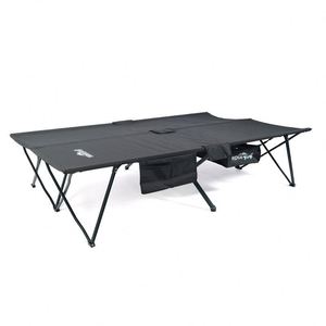 Factory-direct Wholesale Outdoor Camping Stainless Steel Frame <b>Double</b> Folding Tactical Camp <b>Cot</b> Portable Twin Bed - Product Image 1