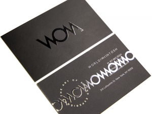 Luxury Black Business Cards Coated Paper UV Coating Embossing Debossed Printing High Quality Die Cut Visiting Card - Product Image 2