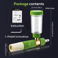 Canon à mousse pour nettoyeur haute pression avec connecteur rapide 1/4 ''Canon à savon avec buse réglable s'adapte à la plupart des accessoires de lavage de voiture