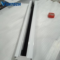Diffuseur linéaire invisible Ventech HVAC, grille de ventilation d'air de retour en alliage d'aluminium, barre de flux invisible durable
