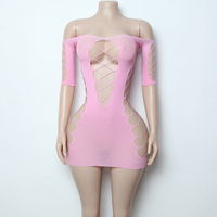 Robe de soirée sexy sans bretelles à une épaule, lingerie de danse, tenue exotique pour pole dance, vêtements de danse