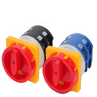 Commutateur rotatif 6 pôles en plastique, protection IP66, commutateur de transfert universel, caméra 690V 100A, contrôle industriel LY603 Lyhc
