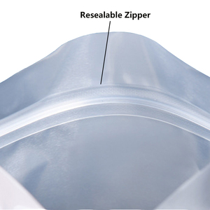 Bán buôn tùy chỉnh Bạc nhôm lá container Nắp kéo túi Mylar thực phẩm cấp mùi bằng chứng đứng lên bao bì túi - Product Image 3