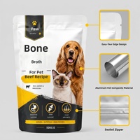 Sachets Doypack pour Aliments pour Animaux de Compagnie en Feuille d'Aluminium Composée pour Chats et Chiens - Sachet Doypack Personnalisable Refermable de Qualité Alimentaire