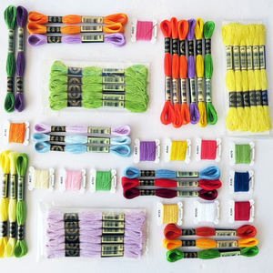 Écheveaux de <span class=keywords><strong>couture</strong></span> en coton, similaire au modèle <span class=keywords><strong>DMC</strong></span>, pour broder le point de croix, en coton, - Product Image 5