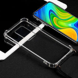 Custodia <span class=keywords><strong>Trasparente</strong></span> Antiurto di Lusso con Cordino per <span class=keywords><strong>Xiaomi</strong></span> <span class=keywords><strong>Redmi</strong></span> <span class=keywords><strong>Note</strong></span> <span class=keywords><strong>9</strong></span> <span class=keywords><strong>Note</strong></span> 9s <span class=keywords><strong>Pro</strong></span> - Product Image 3