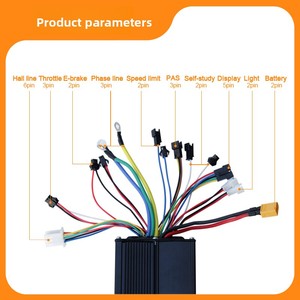 Oferta Imperdível Direto da Fábrica: Kit Controlador de Ebike <span class=keywords><strong>DC</strong></span> 40A Ajustável 48V/<span class=keywords><strong>72V</strong></span> com Display LCD e Alumínio para Pneu Gordo de 26 polegadas - Product Image 6