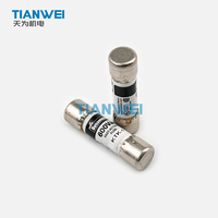 Fusible Supplémentaire à Action Rapide EATON KTK-1 Série KTK, 1A 600VAC, Fusible à Cartouche en Mélamine 10*38mm, Puissance d'Interrupteur 100kA