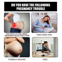South Moon Baby Caring Soulagement de la douleur lombaire Soutien du ventre Bande pour les femmes enceintes Ceinture abdominale Douleur + Bande anti-fatigue
