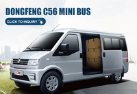 Nouveau DONGFENG C56 MINI BUS Euro 4 Diesel Manuel 7-11 Places, Véhicule Utilitaire Léger de Luxe Neuf en Promotion
