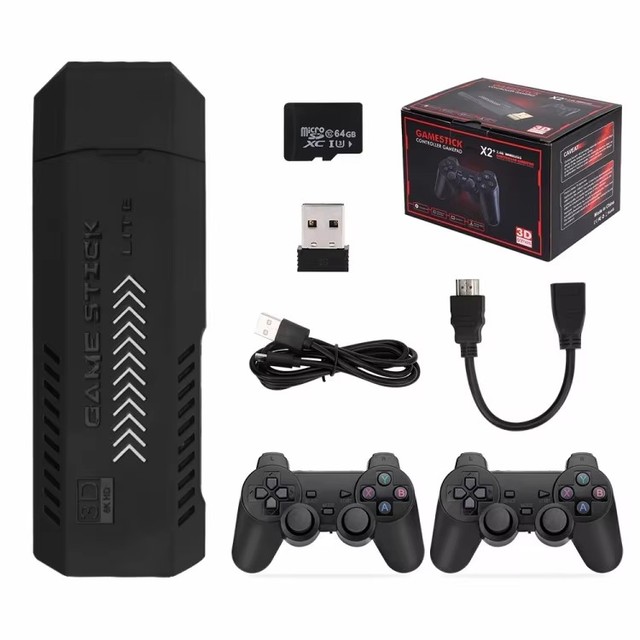 X2 Plus Video Game Consoles Built-in 30000 Game Box Android Retro Classic 3D Video Game Stick 4k Pk GD10 GD30