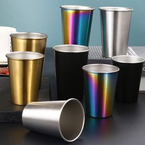 Stainless Steel Beer Mug 350ml Sports Design Double Wall Vacuum <b>Insulated</b> Eco Friendly Hand Grip Travel Coffee Drinking Cup - Product Image 1