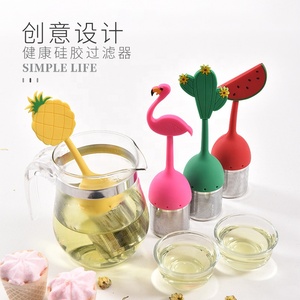 <span class=keywords><strong>Infuseur</strong></span> à thé en acier inoxydable, maille en plastique, forme originale mignonne, passoire, 1 pièce - Product Image 2