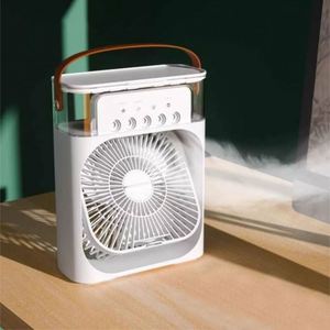 Ventilateur de bureau mini USB rechargeable avec pulvérisateur de brume, support réglable et réservoir d'eau, idéal pour la promotion - Product Image 6