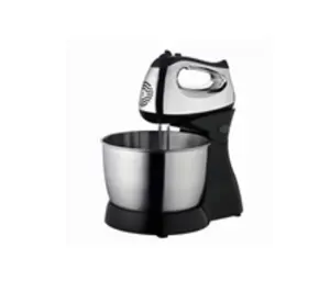 5 Speed Strong ABS electric Stand Mixer/blender kitchen robot with plastic mixing bowl with two set of beaters and plastic bowl