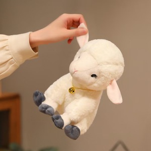 Groothandel Cartoon Schattig Schaap Pluche Speelgoed PP Katoen Superzacht Materiaal Stressverlichtende Bel Ketting voor Kinderen Volwassenen Verjaardag - Product Image 4