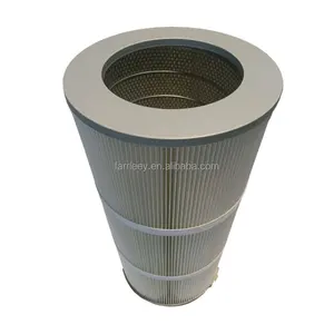 manufacturer custom Aluminium powder cylindrical dust filter cartridge air