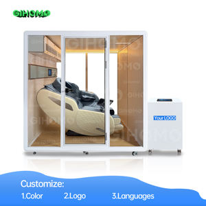 Chambre de diffusion d'oxygène GIHOMO <span class=keywords><strong>pour</strong></span> 1 à 2 personnes, type assis et allongé, <span class=keywords><strong>pour</strong></span> usage domestique, spa, hôtel et salon de beauté - Product Image 3