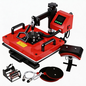 Máquina <span class=keywords><strong>de</strong></span> <span class=keywords><strong>Prensa</strong></span> <span class=keywords><strong>de</strong></span> Calor Combinada 5 en 1 <span class=keywords><strong>de</strong></span> 29*38cm |   <span class=keywords><strong>Prensa</strong></span> <span class=keywords><strong>de</strong></span> Sublimación Multifuncional para Camisetas, Tazas, Gorras, Platos, Impresión DTF - Product Image 1