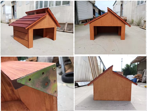 Cobertizo Moderno de <span class=keywords><strong>Madera</strong></span> para Autos, <span class=keywords><strong>Garaje</strong></span> con Diseño Impermeable y Resistente a la Lluvia, Jardinera Exterior - Product Image 6