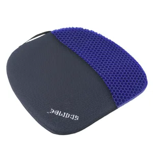 Car Seat Cushion Universal Cooling Seat Cushion Honeycomb TPE Gel Seat Pad For Car Seat For Office Chair