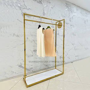 ราวแขวนชุดงานพรอมสำหรับงานแต่งงานสีทองราวแขวนเสื้อผ้าชุดเจ้าสาวราวเดี่ยวร้านเสื้อผ้า - Product Image 6