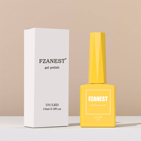 120 couleurs FZANEST Nouveau vernis à ongles UV en gel de 15 ml sans HEMA ni TPO, haute qualité, pour nail art, cadeau de Noël, vernis à ongles UV en gel