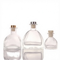 Diffuseurs d'arômes sans flamme de style yourte mongole transparents, en stock direct usine LANDY, avec bouchons en liège et bouteilles en verre DIY