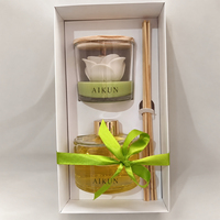 Service OEM AIKUN, autocollant personnalisé, parfum longue durée, formule naturelle, vente en gros, ensemble diffuseur de parfum pour la maison