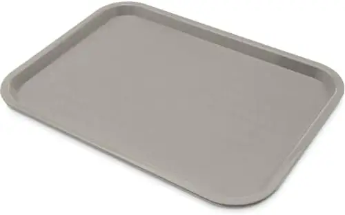 SHUNYUE Customize Food Service Products CT121623 Cafe Standard Cafeteria / Fast Food Tray  12" x 16" Gray
