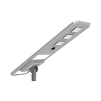 Lampadaires solaires LED pour autoroute en aluminium étanches IP66, panneau PV monocristallin 100W pour routes et parkings, certifiés CE