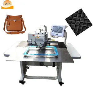 Máquina de coser con patrón de cuero para zapatos, máquina de costura industrial automática para prendas de vestir