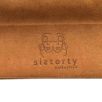 Rouleau organisateur de bijoux de voyage en microfibre avec logo personnalisé rouleau de bijoux de voyage pour boucle d'oreille bague collier pochette