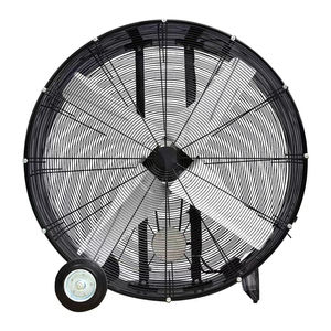 Ventilador Industrial Portátil de Tambor con Motor de Cobre de Alta Presión Eléctrico, Resistente, con Ruedas y 3 Velocidades - Product Image 1