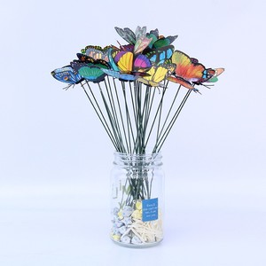 Pas cher <span class=keywords><strong>prix</strong></span> 4cm artificiel en trois dimensions 3D Simulation papillon maison jardinage Stickers muraux fête de mariage bricolage décoration - Product Image 5