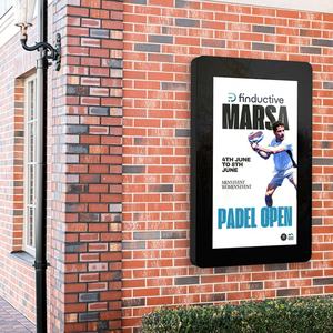 Pantalla de señalización digital Lcd montada <span class=keywords><strong>en</strong></span> la pared para exteriores de 21-65 pulgadas resistente a la intemperie IP56 3500NITs Monitor de publicidad Lcd de alto brillo - Product Image 1