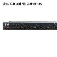 Anti-feedback Digital Frequency Shifter 6 Channel Phantom Power Active Metal Microphone Conference KTV Feedback LM-1100