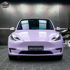 Vinilo para Automóviles NIKO Film Wholesale PET Lila Morado, 7.5mil de Grosor, 5 Años de Garantía, Directo de Fábrica, Rollo Completo - Product Image 1