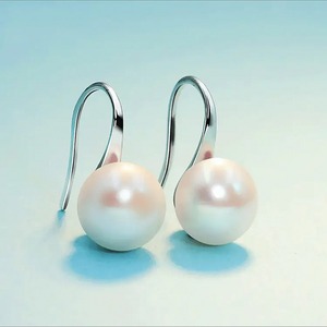 Orecchini Minimalisti con Perle, Gioielli Eleganti da Donna con Perle Finte, Accessori Chic per Uso Quotidiano - Product Image 2