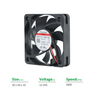 Sunon อินเวอร์เตอร์แบบแกนสำหรับตู้บรรจุไอ13.8CFM, อินเวอร์เตอร์ขนาด50x50x10มม. 70mA MF50101V1-1000C-A99วัตต์5800รอบต่อนาที - Product Image 2